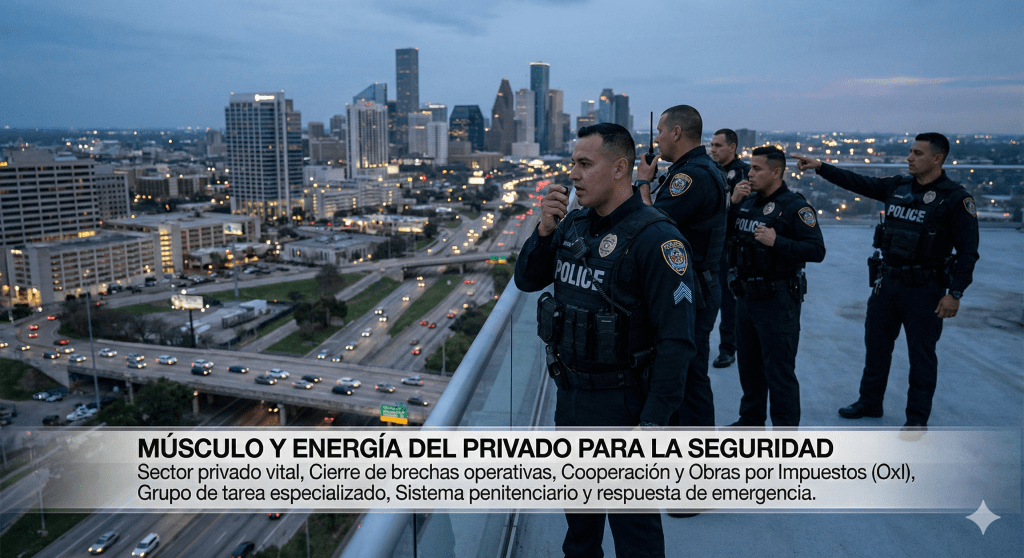 Músculo y energía del privado para la&nbsp;seguridad
